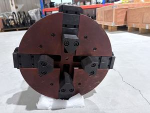 Top Tier 350mm Steel Laser Chuck Pneumatic Driven Fully Enclosed Integrated Back Front Laser Cutting Machinery 4-jaw Pneumatic <b>C</b> - Product Image 6