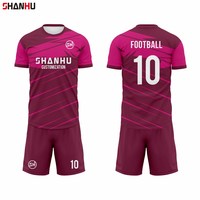 Maillots de football personnalisés avec impression par sublimation, respirants, à séchage rapide, en polyester pour hommes, vente en gros, design de qualité pour équipes