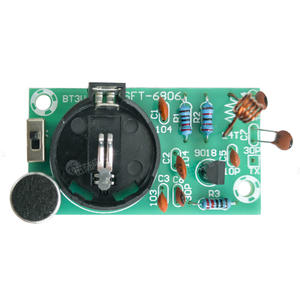 ชุดอุปกรณ์ DIY อิเล็กทรอนิกส์ โมดูลเครื่องส่งสัญญาณ FM แบบปรับความถี่ ชุดอุปกรณ์ไมโครโฟนไร้สาย ชุดประกอบง่าย - Product Image 5