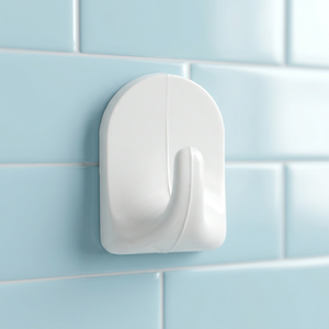 VL CUPOLA Plastic Single-Tier <b>Wall</b> Mounted Self-Adhesive Clothing <b>Hook</b> 1010 Large Bathroom - Product Image 2