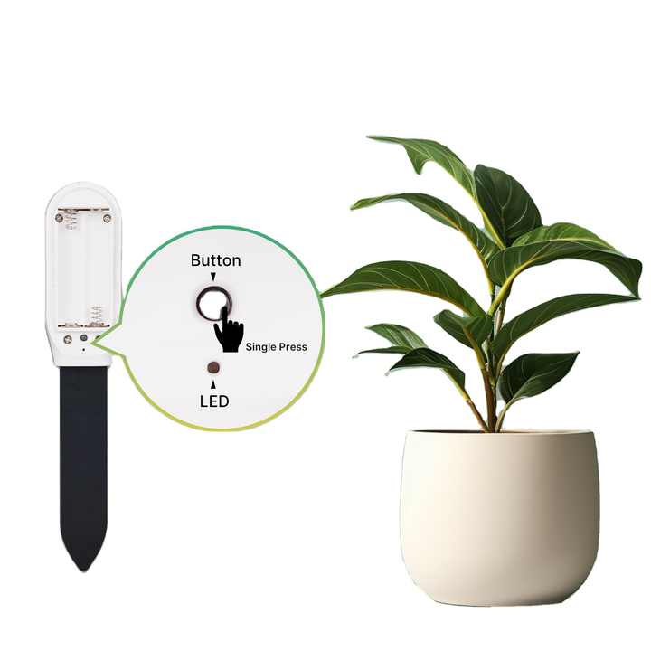 RCYAGO Zigbee Tuya Smart Soil Temperature Humidity Detector Wireless Plant Soil Sensor Soil Moisture Monitor For Greenhouse Plant I3459331931