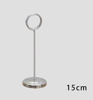 Porte-numéro de table en acier inoxydable 304, support pour carte de placement et photo, pince à notes pour mariage et banquet