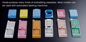 Quadratische Gewebe einbettung kassette für die histologische Biopsie verarbeitung POM PP Kunststoff-Einbettung kassette - Product Image 5