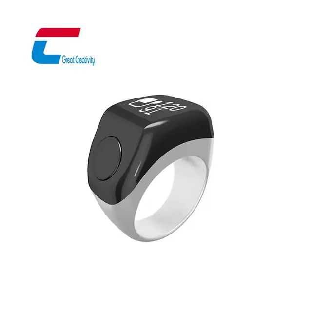 Health Fitness Smart Muslim Ring Digital Tally 4 Digit Finger Tasbih Rings Tasbeeh Counter