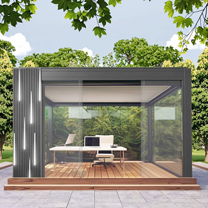 YOUYA <span class=keywords><strong>Pergola</strong></span> Solaire à Toit Orientable Motorisé Facilement Assemblable, <span class=keywords><strong>Kit</strong></span> de <span class=keywords><strong>Pergola</strong></span> Préfabriquée pour Jardin, Gazebo et Véranda - Product Image 4