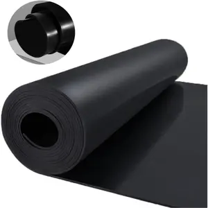 Neoprene Rubber Sheet Roll Insulating Mat Anti-Slip Anti Vibration Rubber Pads for Sealing Garage Rubber Gasket Material