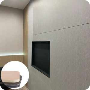 Taille et texture personnalisées, feuille de placage de bois de charbon de bois de bambou/panneau et panneau muraux en fibre de cristal de carbone - Product Image 2