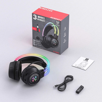 ONIKUMA GT889 Headset Gaming Tri-Mode BT 5.4 2.4G Kabel RGB Headband 60 Jam Waktu Bermain Mikrofon Peredam Kebisingan untuk PC PS5