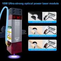 Module laser à diode de gravure optique LASER TREE 10W Modèle LT-80W-AA-PRO avec assistance aérienne et couvercle de protection des yeux