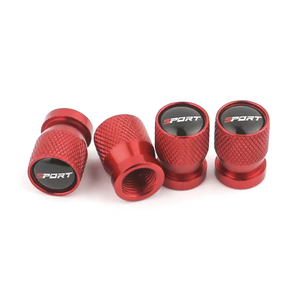 Cubiertas de Válvula de Aleación de Aluminio Anticorrosivas Coloridas al por Mayor, Accesorios Exteriores para Autos, Motocicletas y Bicicletas - Product Image 3