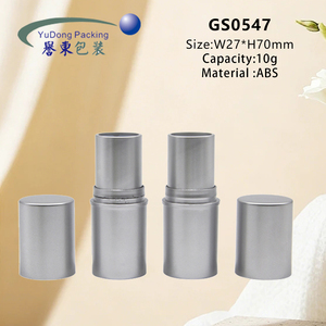 Contenitore Vuoto in Plastica Argento <span class=keywords><strong>per</strong></span> Fondotinta 10g, Tubetto Rotondo <span class=keywords><strong>per</strong></span> Cosmetici, Grande Capacità, Colore Personalizzabile, OEM, Ingrosso - Product Image 1