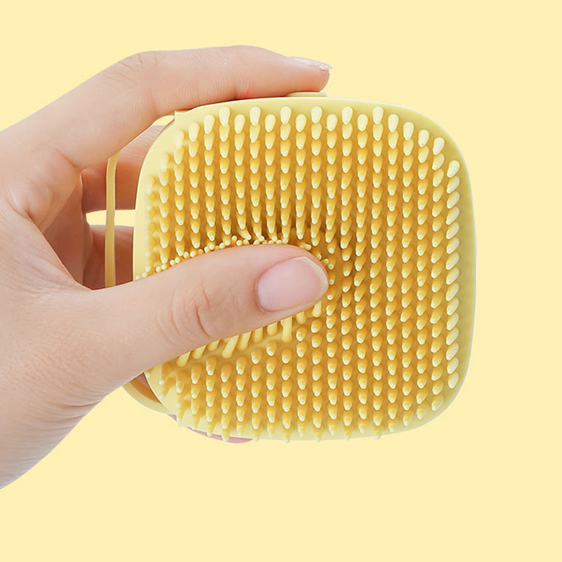 Мягкий силиконовый ручной скребок для ванны, массажная силиконовая щетка для душа и тела, силиконовая Массажная щетка для ванны