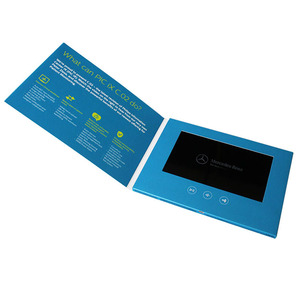 China Factory Cheap Price Custom Digital <strong>Invitation</strong> Card 2.4'' 4.3'' 5'' 7'' Inch Lcd Video Brochure - Product Image 3