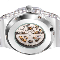 Montres mécaniques actuelles automatiques Moissanite Diver Montre de luxe pour homme Plongée