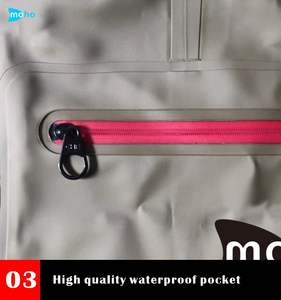 <span class=keywords><strong>Cuissardes</strong></span> imperméables avec bottes pour hommes et <span class=keywords><strong>femmes</strong></span>, <span class=keywords><strong>cuissardes</strong></span> de pêche et de chasse en nylon PVC 2 plis avec poche poitrine et bottes en <span class=keywords><strong>caoutchouc</strong></span> - Product Image 5