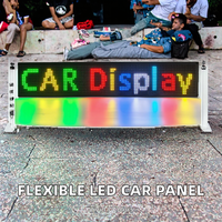 Écran LED magnétique auto-adhésif 16*64 ultra-fin, à coller et à décoller, étanche, pour vitrine de magasin, publicité numérique, signalisation numérique