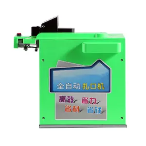 Plastic Bag Neck Sealer Metal Nails Bags Sealing Machines Packing Machine