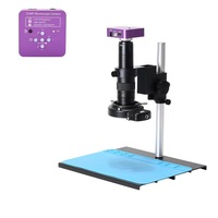 Kamera Digital Industri USB 51MP Full HD 60FPS Monokuler dengan Zoom 180X Lensa C-Mount untuk Perbaikan Ponsel