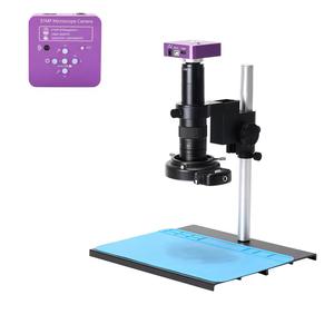 صورة حقيقية 51mb USB كاميرا فيديو رقمية صناعية أحادي 180x تكبير مجهر عدسة مثبتة على C لإصلاح المحمول لحام - Product Image 2