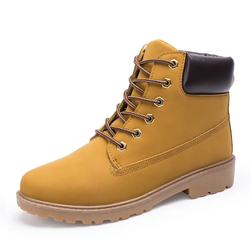 up-0373r Fashion Casual High Neck Shoes Cheap Men Work Snow Boots Wholesale