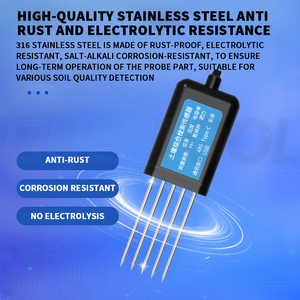 อุปกรณ์จัดเก็บข้อมูลแบบพกพาเซ็นเซอร์ดิน USB Type-C พร้อมแอป8-in-1เครื่องทดสอบทางการเกษตรสำหรับการวัดอุณหภูมิและค่า pH - Product Image 5
