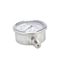 Manomètre numérique à tube Bourdon en acier inoxydable Double-An Y60, jauge de pression d'huile hydraulique et de vide, 63 mm, garantie 1 an