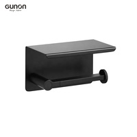 Nettoyeur de toilettes d'appartement brosse de toilette de nettoyage noir mat