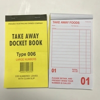 Livre de commandes de reçus de factures autocopiants personnalisés en 2 parties, 50 ensembles de livres pour le livre de vente de factures pro forma de papier commercial