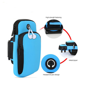 <span class=keywords><strong>Sac</strong></span> <span class=keywords><strong>de</strong></span> bras pour téléphone portable en néoprène réglable, imperméable, pour le <span class=keywords><strong>sport</strong></span> en plein air, avec logo personnalisé Jstar JSAB1866, pour hommes et femmes - Product Image 2