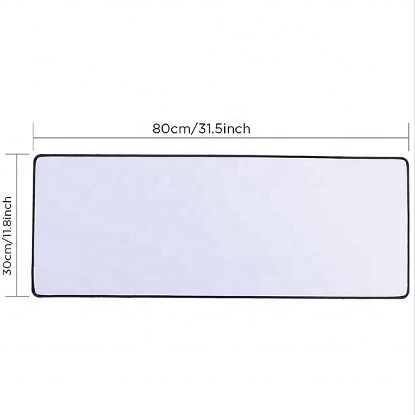 Custom Sublimation Heated Rubber Non-Slip Base Soft Cloth Top Design Your Own Logo Blank RGB Gaming Mouse Pad Large Stock