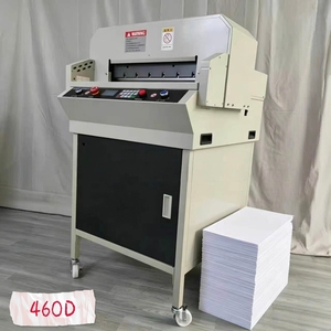 Coupe-papier électrique 460D avec écran LCD, ligne laser, protection infrarouge, poussée automatique, pour bureau et imprimerie - Product Image 1