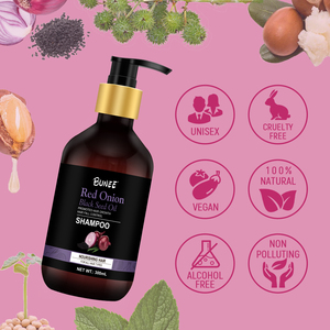 Produits populaires Herbal Hair Essences Shampooing Red Oignon Black Seed Oil Growth Shampooing et après-shampooing avec Factory Outlet - Product Image 3