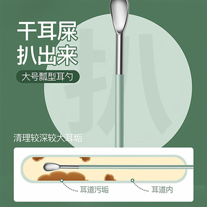 Stainless Steel <b>Ear</b> <b>Pick</b> Set Six Piece Spiral Spring For <b>Ear</b> Wax Removal Cleaning Tools - Product Image 1