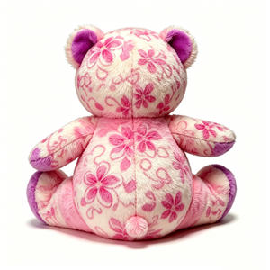 Customized Pink Floral <b>Monkey</b> Plush <b>Toy</b> for Girls 31cm-50cm Soft Stuffed Animal with PP Cotton Filling - Product Image 3