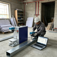 Nouvel équipement de marquage laser à fibre portable personnalisé, refroidissement par air, facile à utiliser, prend en charge les formats DXF/PLT/BMP/AI