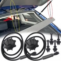 2 Piezas de Correas de Sujeción con Bola Pequeña para Estante Trasero de Maletero de VW Golf 6 GTI R20 MK5 1K6 863 447 A