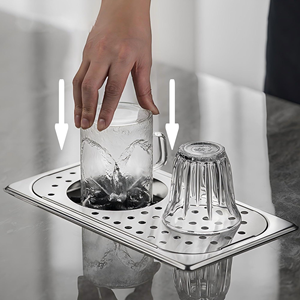 Enjuagador de vasos automático de acero inoxidable de alta presión para limpieza de bar, jarras, botellas y vasos - Product Image 6
