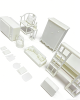Services d'impression 3D professionnels Maisons miniatures personnalisées Modèles imprimés en 3D Matériaux SLS Nylon/ABS de haute qualité Service de qualité supérieure