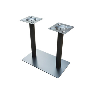 Cast Iron <b>Table</b> <b>Legs</b> 400x700mm Solid Steel Plate Industrial Style Restaurant <b>Table</b> Support Black - Product Image 2