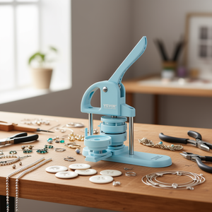 <b>Button</b> <b>Maker</b> Machine 25 32 58mm Round For Diy Jewelry Tools Plastic Craft Equipment - Product Image 2