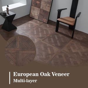 Parquet en chêne européen à larges lames, revêtement <span class=keywords><strong>de</strong></span> sol en bois d'ingénierie moderne pour cuisine et chambre, résistant à l'eau - Product Image 2