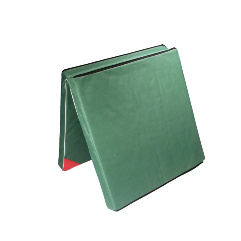 High quality army green custom portable foam gymnastic mats for sale