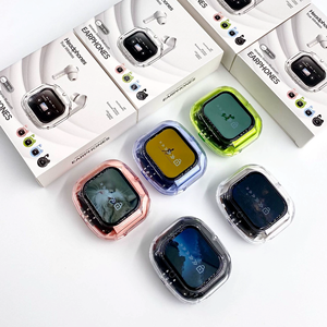 หู<span class=keywords><strong>ฟัง</strong></span>ไร้สาย TWS Air Max รุ่นให<span class=keywords><strong>ม</strong></span>่ ปี 2026 คุณภาพสูง ดีไซน์โปร่งใส พร้อ<span class=keywords><strong>ม</strong></span>หน้าจอสั<span class=keywords><strong>ม</strong></span>ผัส LCD และชิปเซ็ต JL - Product Image 3