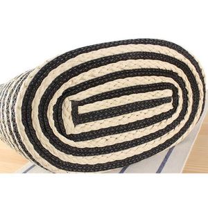 Sac à bandoulière rayé en papier tressé grande capacité, résistant à l'eau, pour femme, idéal pour les vacances à la plage, avec fonction interphone et musique portable - Product Image 6