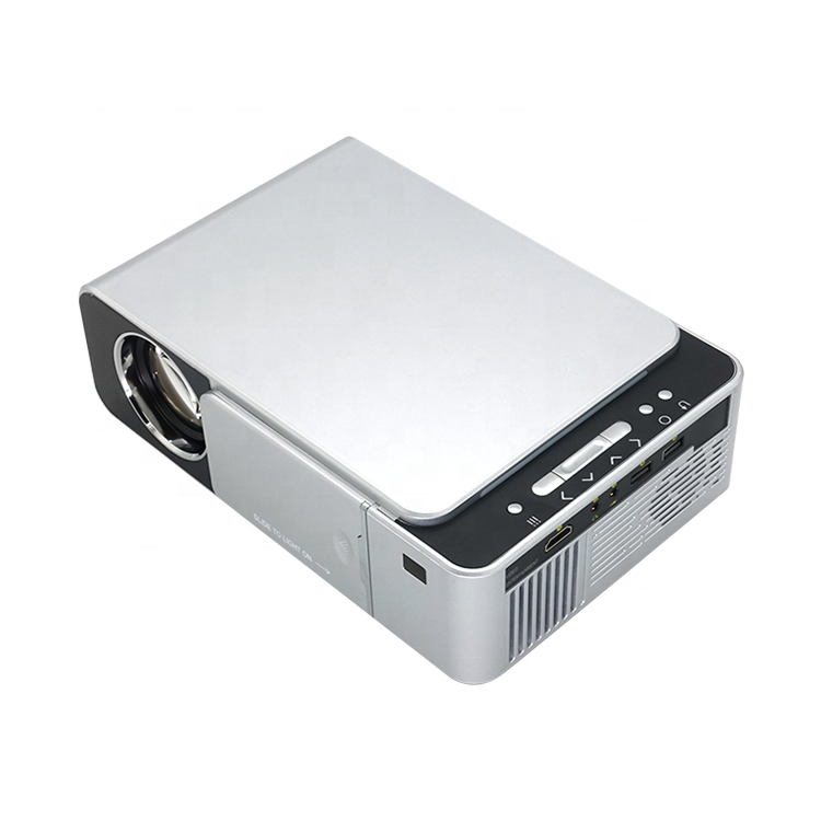 高品質Android9.0 SDR 1280*720P WIFI ARC ledミニホームシネマ短焦点