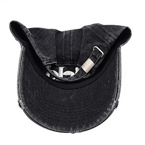 Casquette de baseball vintage délavée en coton, style Dad Hat, effet vieilli, 6 panneaux, ajustable, unisexe, personnalisable - Product Image 4