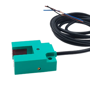 Cảm biến cảm ứng quang điện hồng ngoại Công tắc cảm ứng quang điện khe cắm U E3S-GS15C1 Cảm biến ba dây C2 P1 P2 NPN PNP DC - Product Image 1