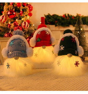 Adornos decorativos de Navidad Muñecos de lentejuelas de Navidad Adornos de muñecas brillantes de Navidad - Product Image 5