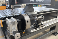 Machine à graver CNC à 4 axes rotative pour le travail du bois, machine à bois pour la découpe du bois, de l'acrylique, du MDF et du PVC