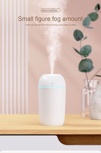 Humidificateur d'air ultrasonique mini 420 ml, pour la maison, bureau, USB, lumière nocturne, grande capacité, aromathérapie, cadeau - Product Image 5